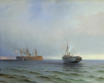 La captura de la nave turca en el Mar Negro Ivan Aivazovsky Pinturas al óleo